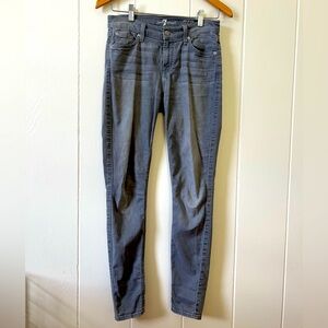 7 For All Mankind Ankle Skinny Jeans 25